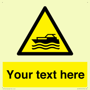 Custom Warning motorised watercraft